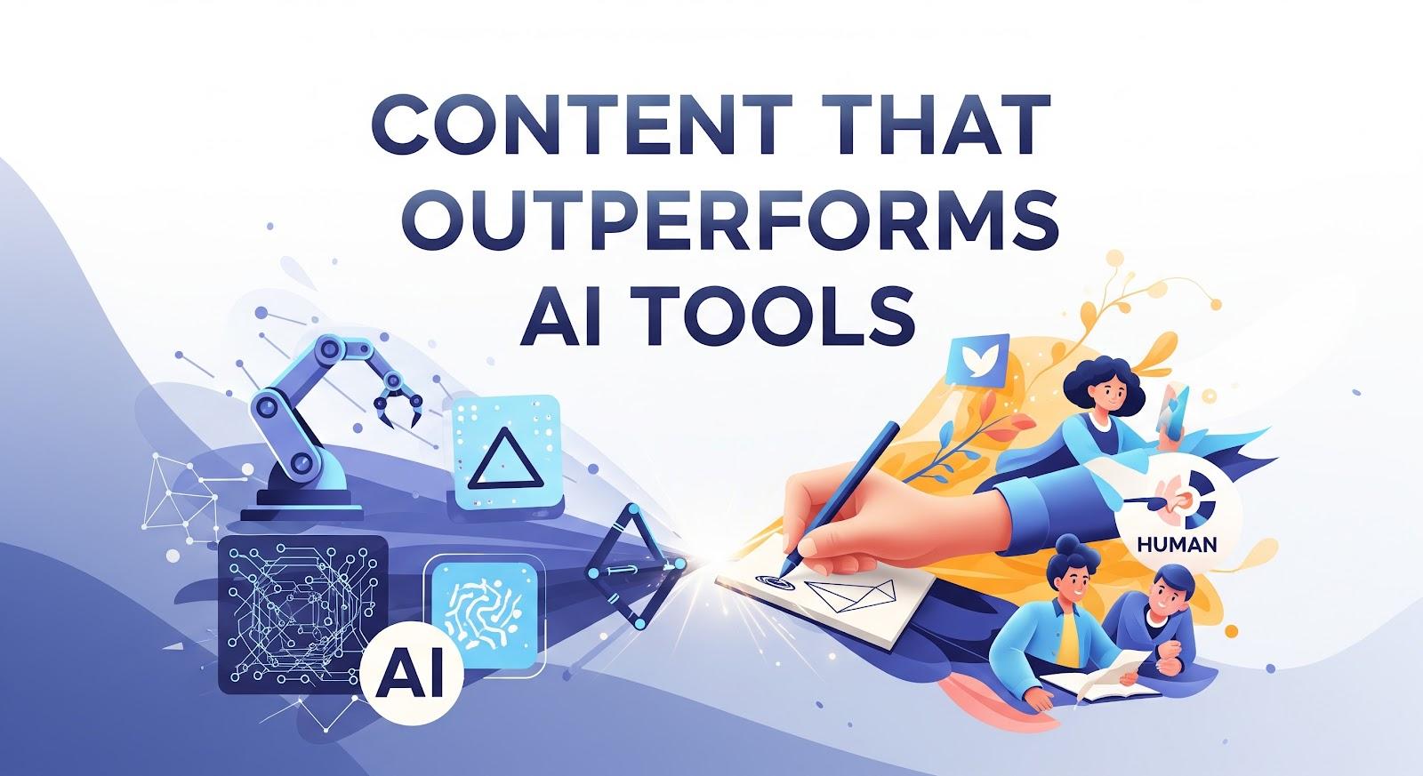 How to Write Content That Outperforms AI Tools in 2026